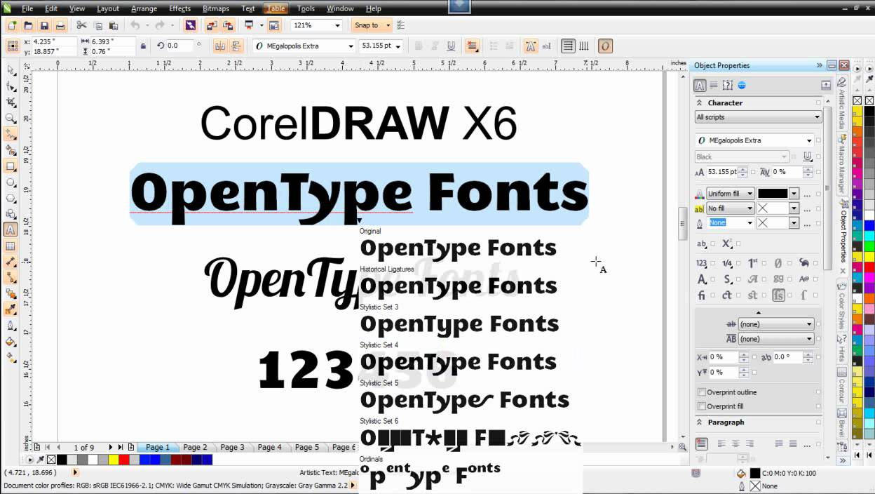 download font distro corel draw x4